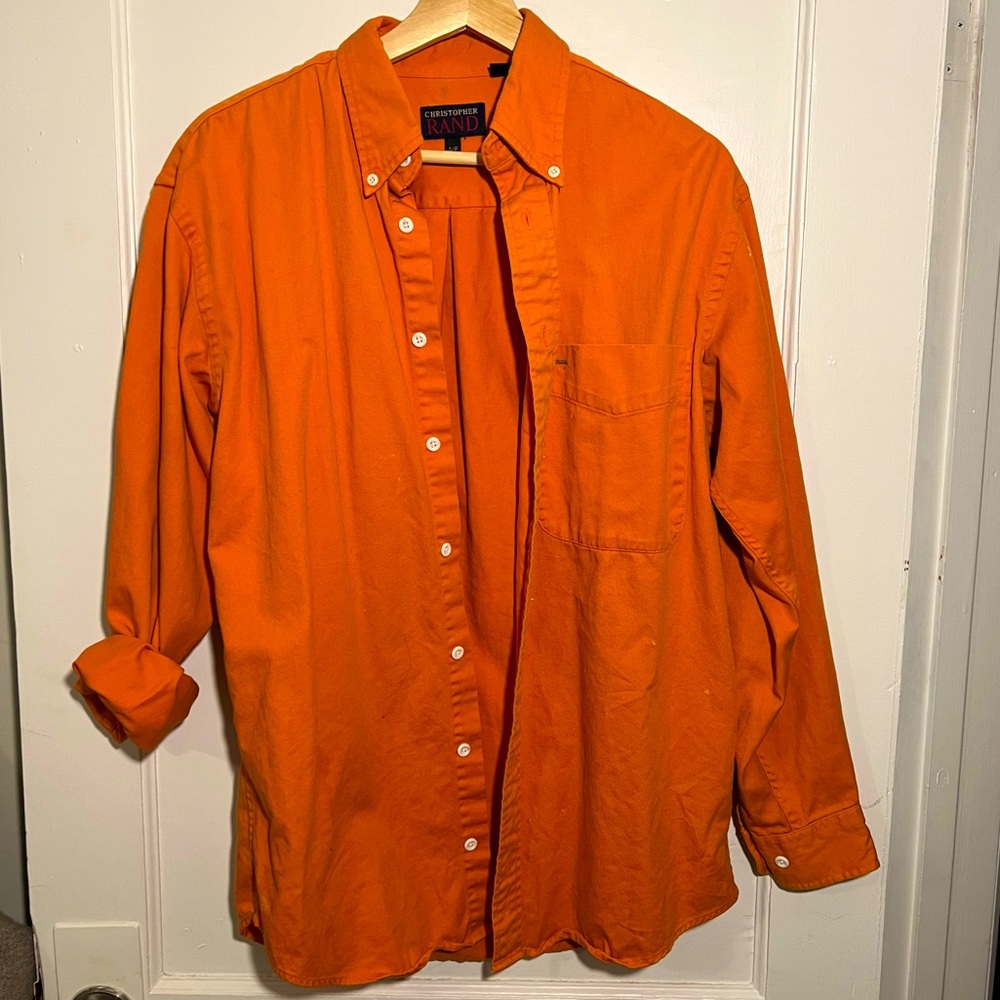Men’s work shirt in true orange 🍊